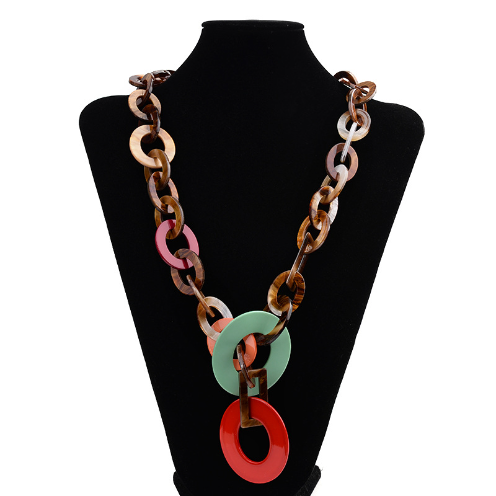 Close-up of Acrylic Necklace