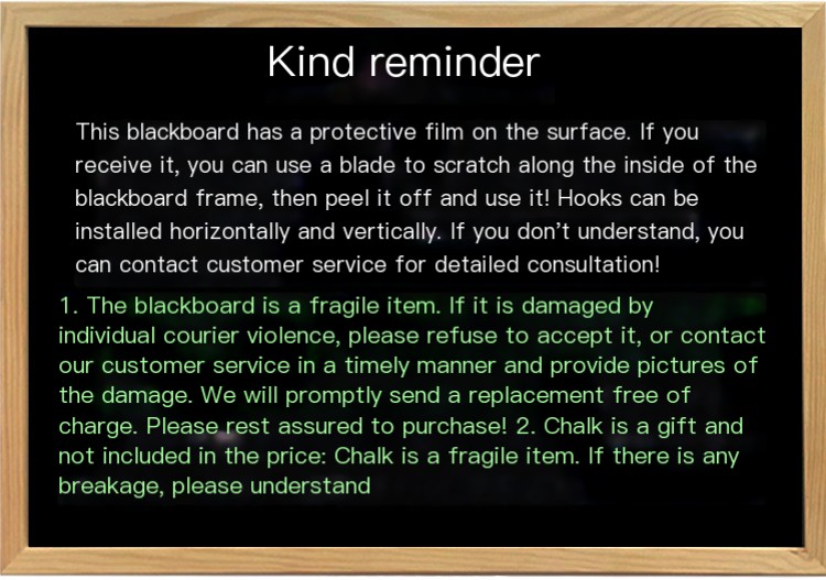Double Sided Magnetic Blackboard 3
