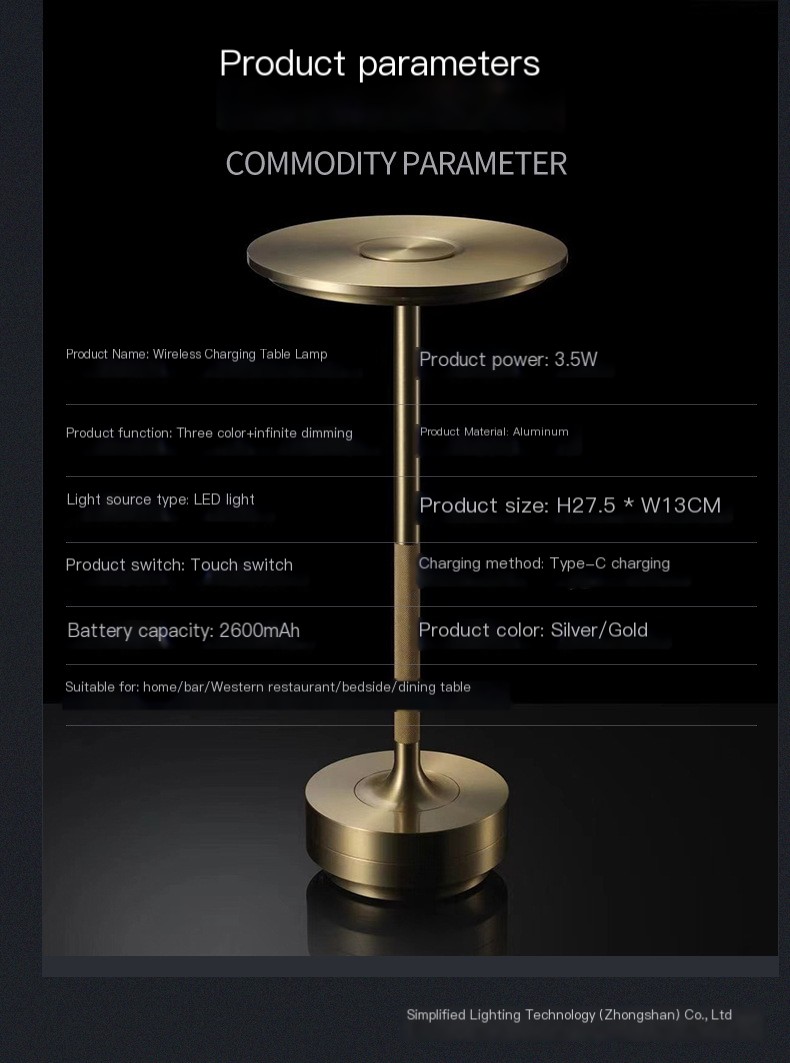 Silver-Plated Night Light