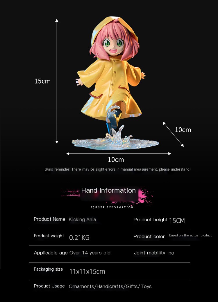 Spy Family GK Kick Water Anya Figurine