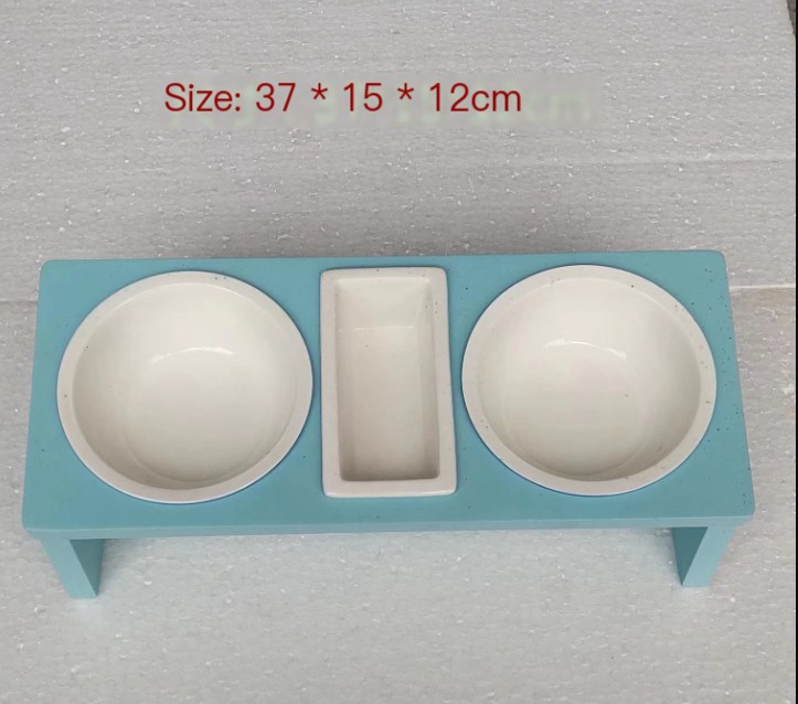 Cat Bowl Stand in Pink