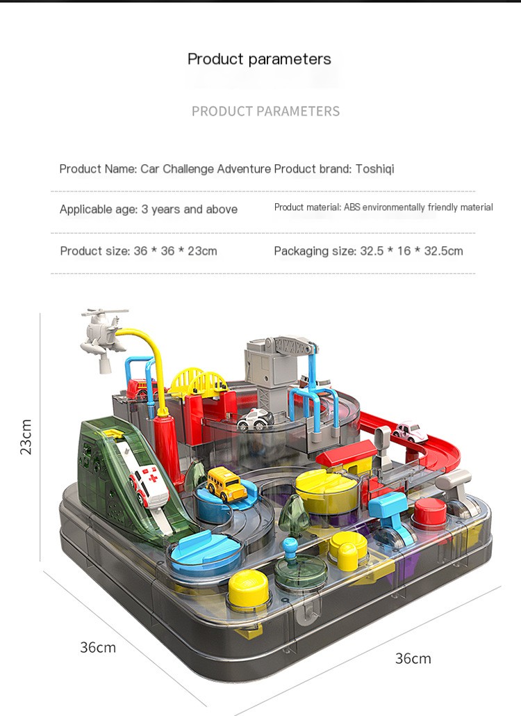 Tosiqi Children's Toy Car Adventure - Image 1