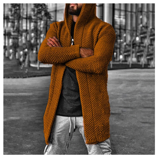 Men's Hooded Cardigan Image 6