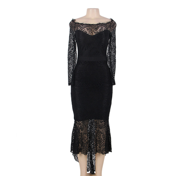 Long Sleeve Lace Dress 3