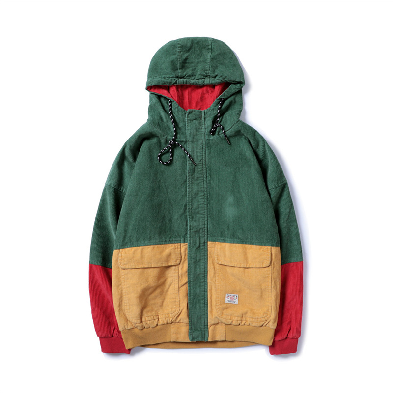 Hip Hop Corduroy Jacket Image 3