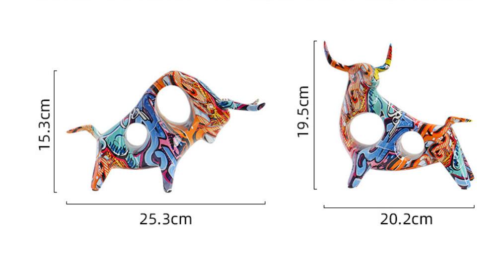 Elephant and Cow Ornament 2