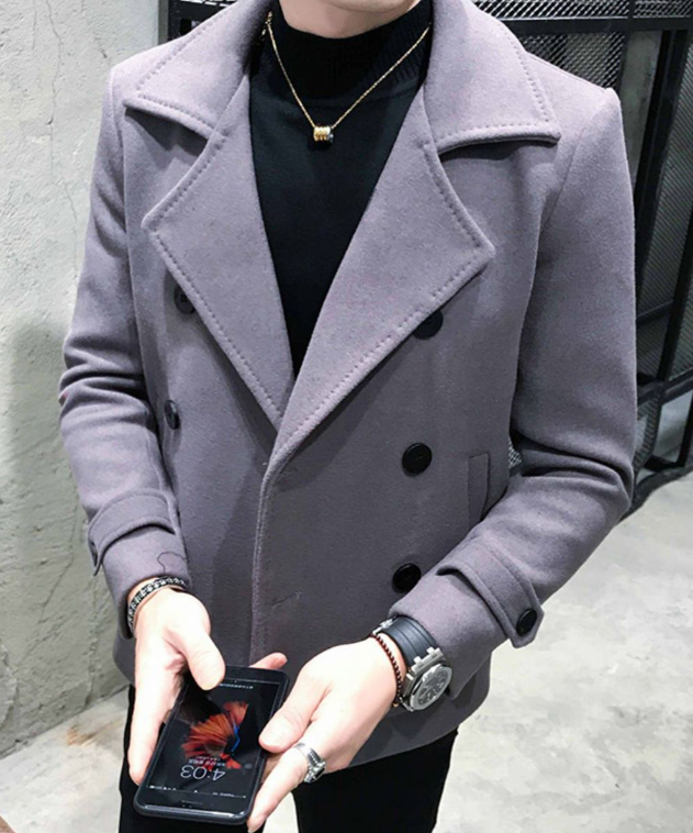 Men's Wool Coat Image 7