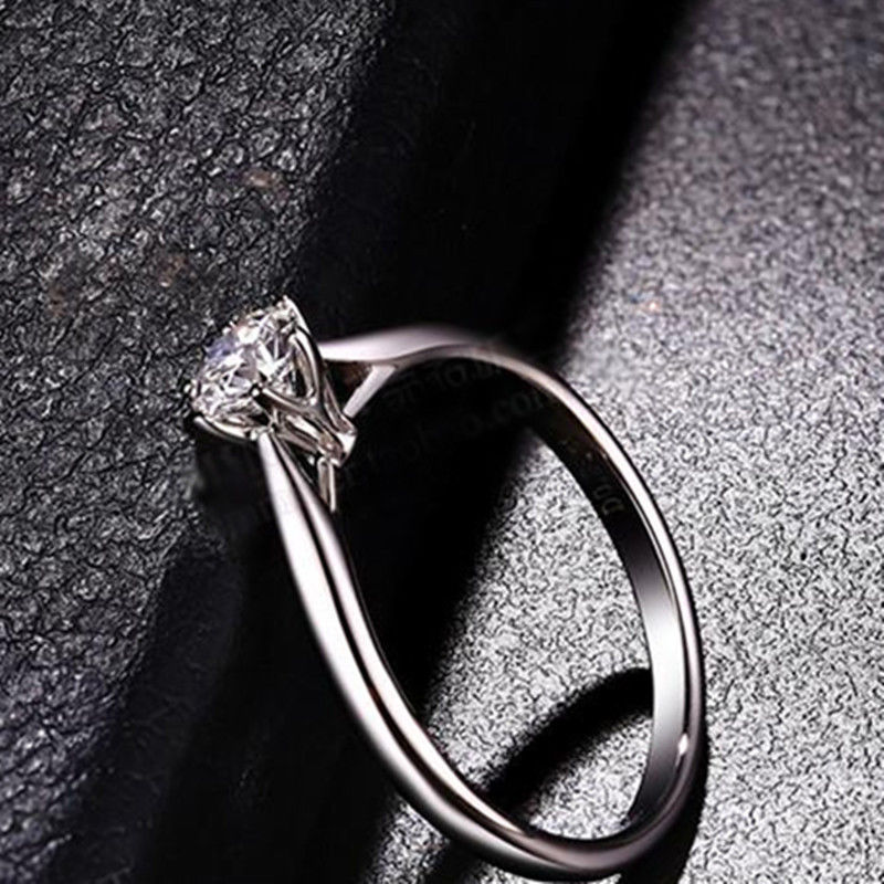 Platinum-Plated Diamond Ring 4