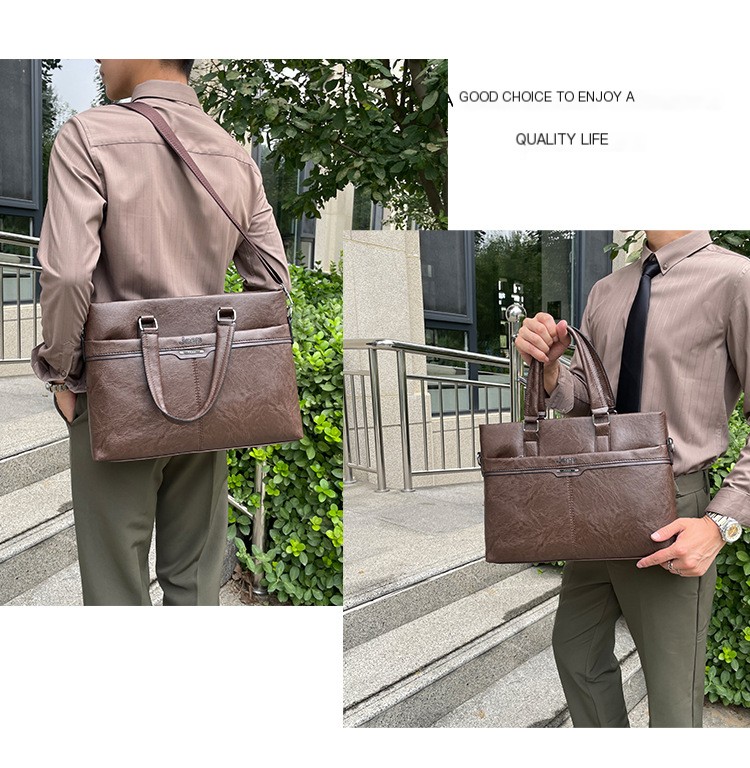 Men's Business Commuter Briefcase Image 2
