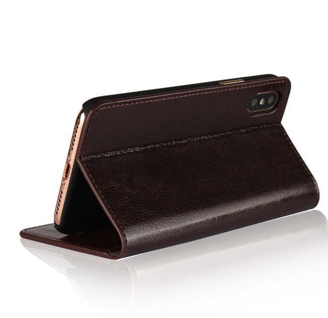 Crazy Horse Leather Wallet Holster