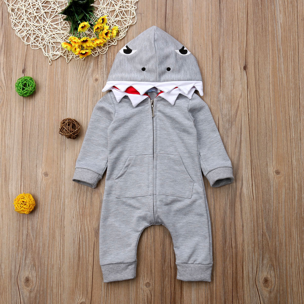 Cartoon Shark Onesie 4