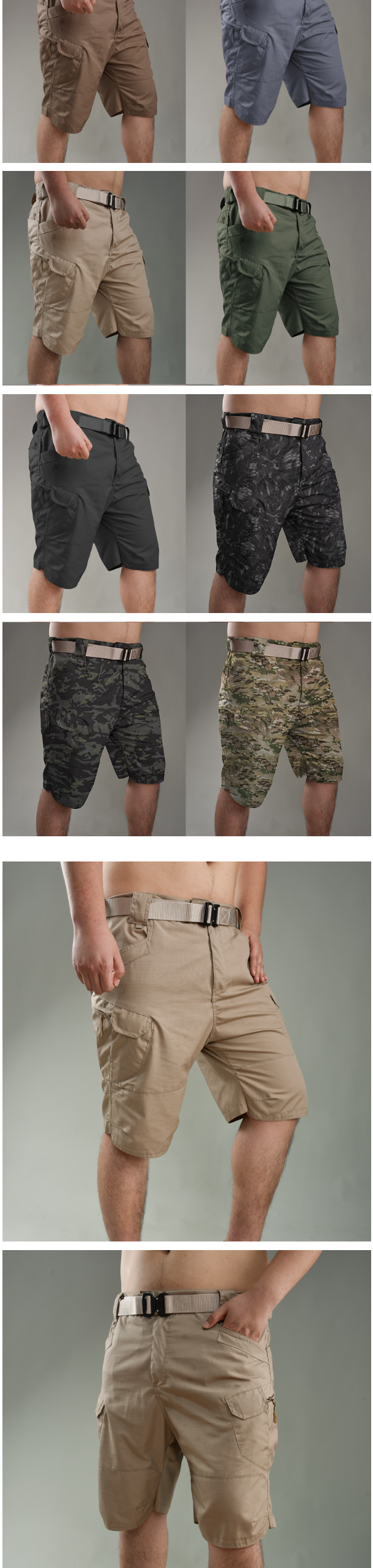 Various Colors of Tactical Shorts