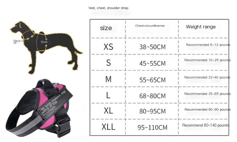 Reflective Dog Harness 1