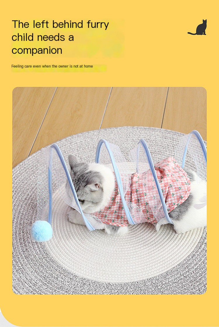 Cat Tunnel Yellow