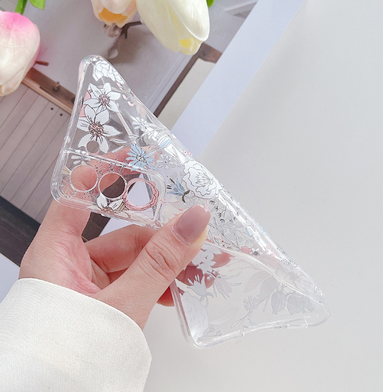 Peach Blossom Glitter Phone Case