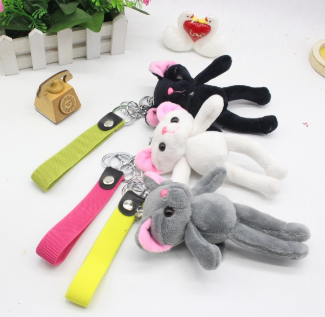 Gray Funny Cat Plush Toy