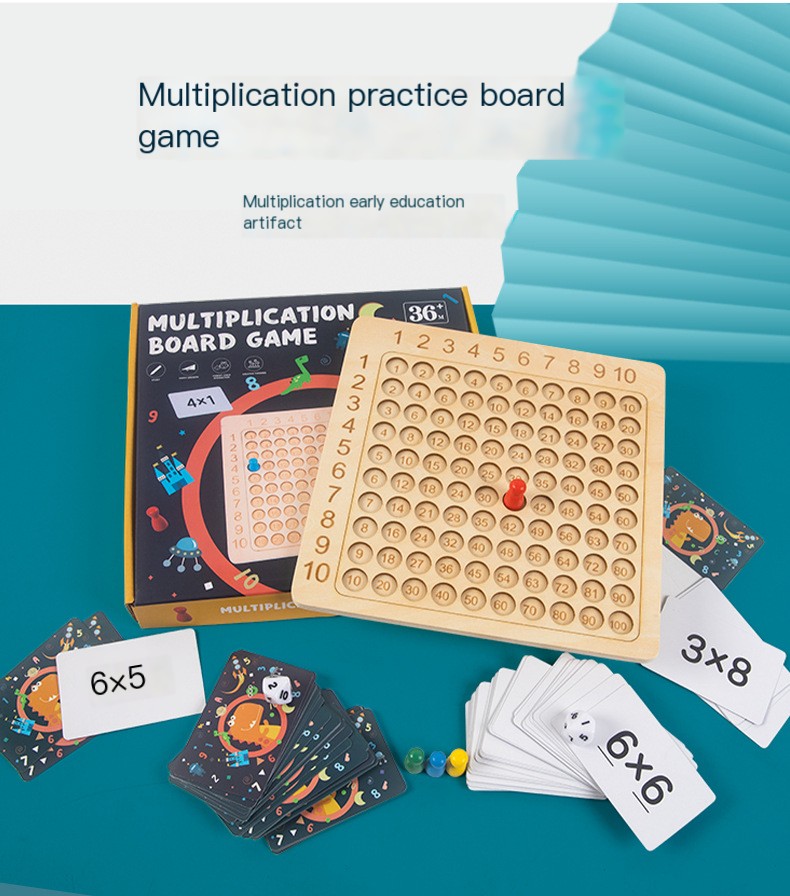 Fraction Wizard - Multiplication Practice Board