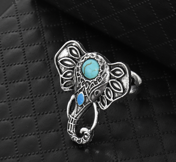 Elephant Head Ring Image 1