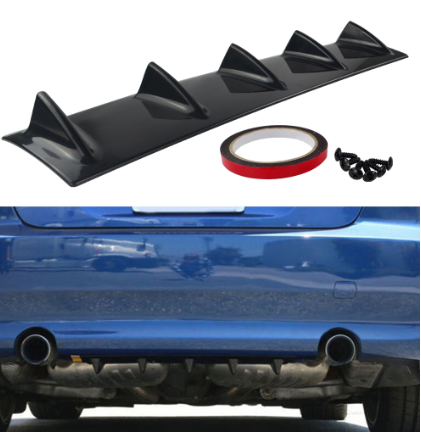 Rear Bumper Shark Fin Chassis Flow Board
