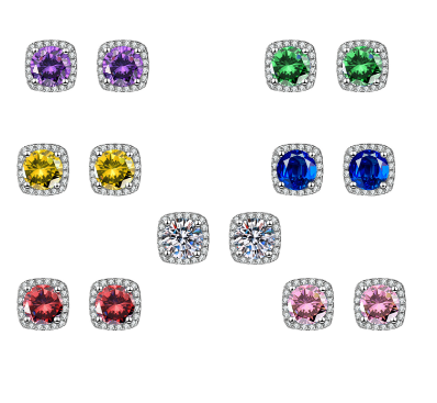 Elegant earrings in various colors
