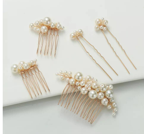 Handmade Pearl Hair Fork