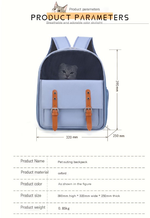 Outing Shoulders Cat Backpack Image 1