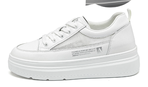 Cream-Coloured Sports Casual Shoes