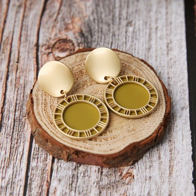 Roman Numeral Earrings Image 1