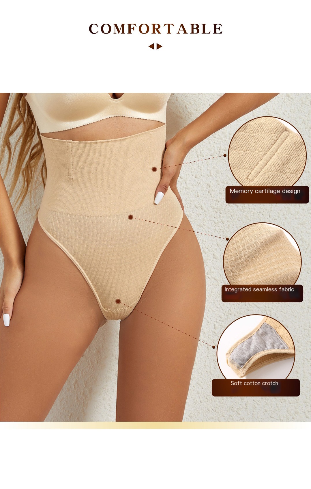 High-Waisted Shaping Pants 3