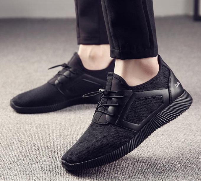 Soft Lace-Up Sport Shoes Side View