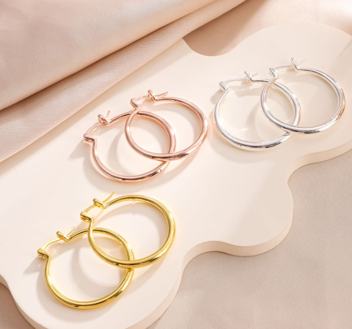 Gold Hoop Earrings