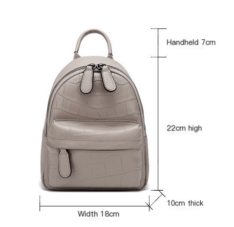 Crocodile Pattern Backpack