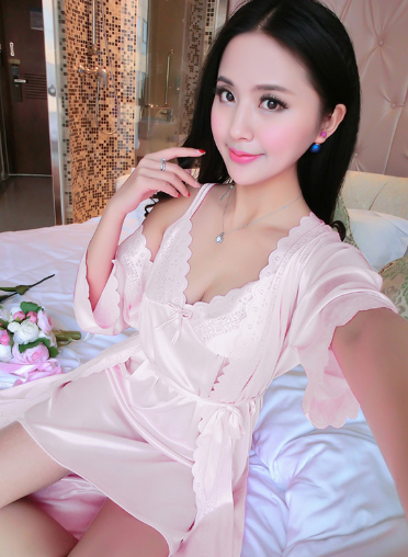 Satin Sleepwear Set Image 3