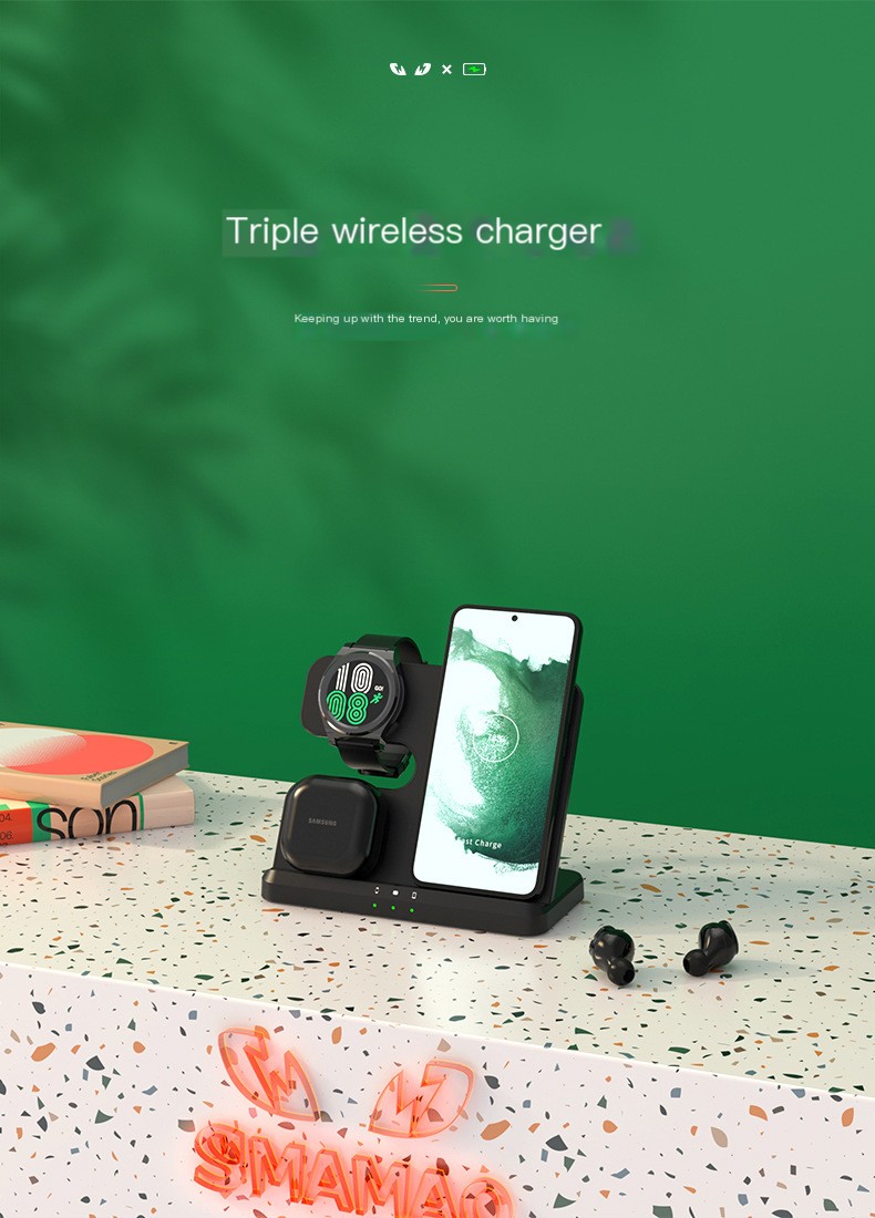 3-in-1 Wireless Charger
