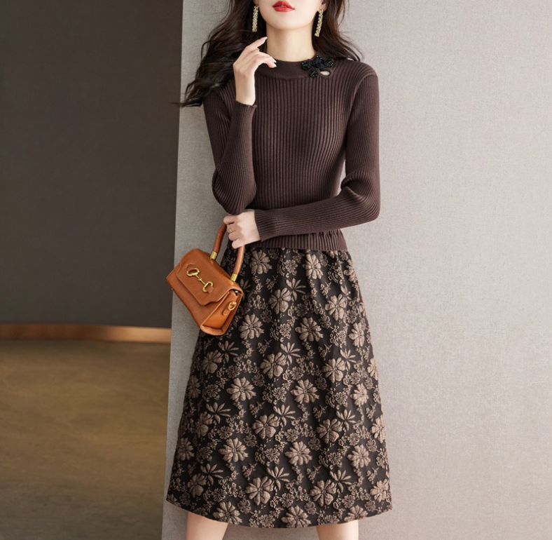 Knitted Dress Black