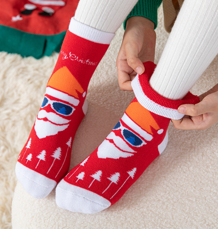 Children's Coral Fleece Socks - Image 2