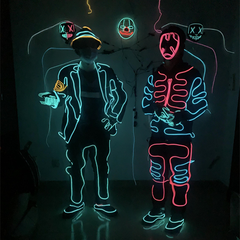 Fluorescent Dance Performance Wear 1