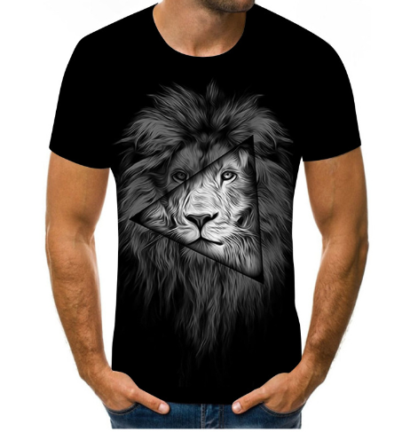 Camiseta Masculina Noblee Leão Judá 3D Image 1