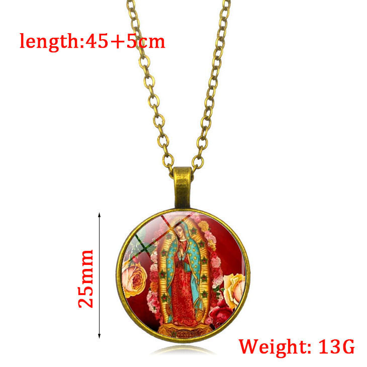 Virgin Mary Pendant Necklace