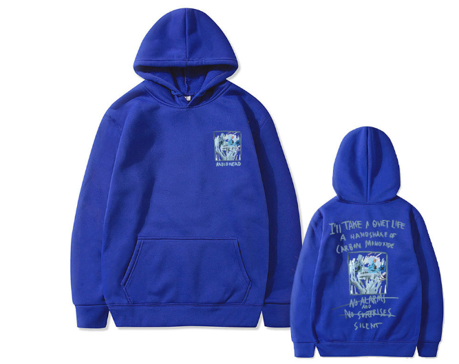 Radiohead No Surprises Lyrics Hoodie 4