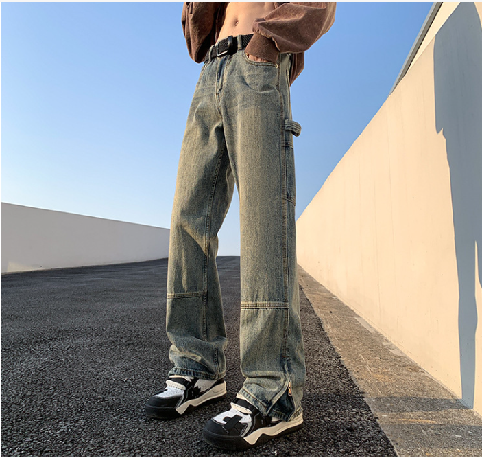 Side view of Jeans
