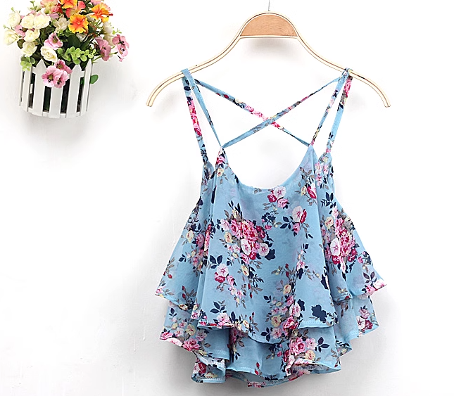 Retro Floral Cami Top 9