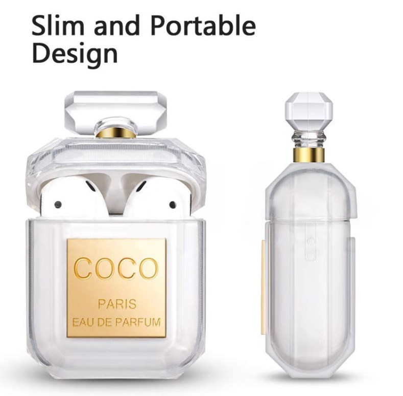 Transparent AirPods Case with chain