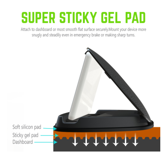 Stylish Design of Universal Silicone Car Phone Holder