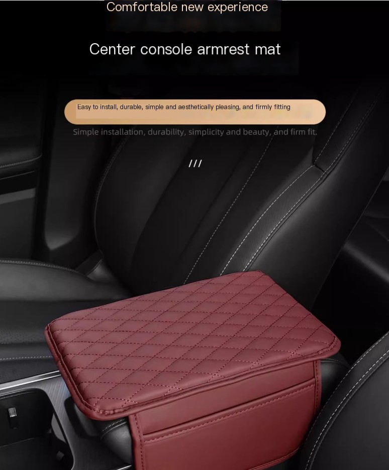 Black Memory Foam Armrest Pad