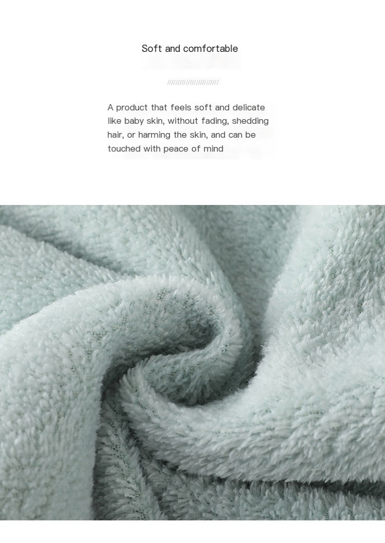 Single-layer dry hair hat random color