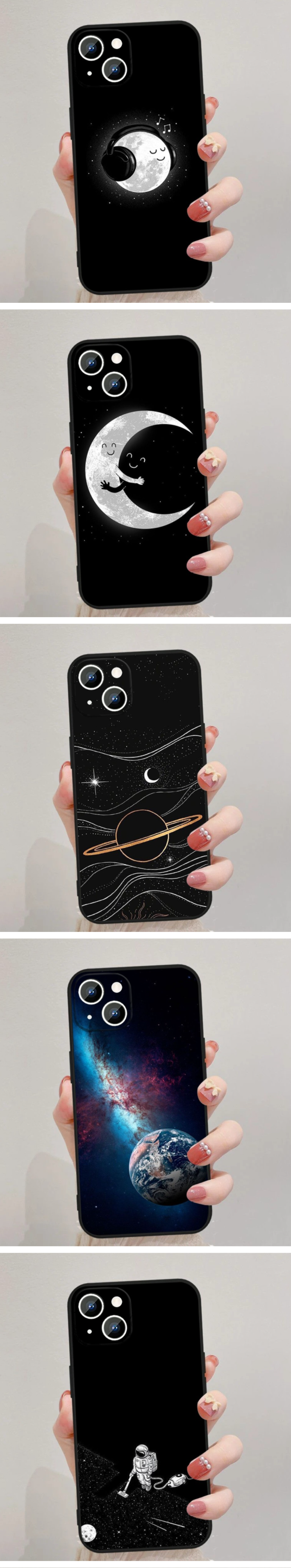 Astronaut Starry Moon Phone Case Design 2