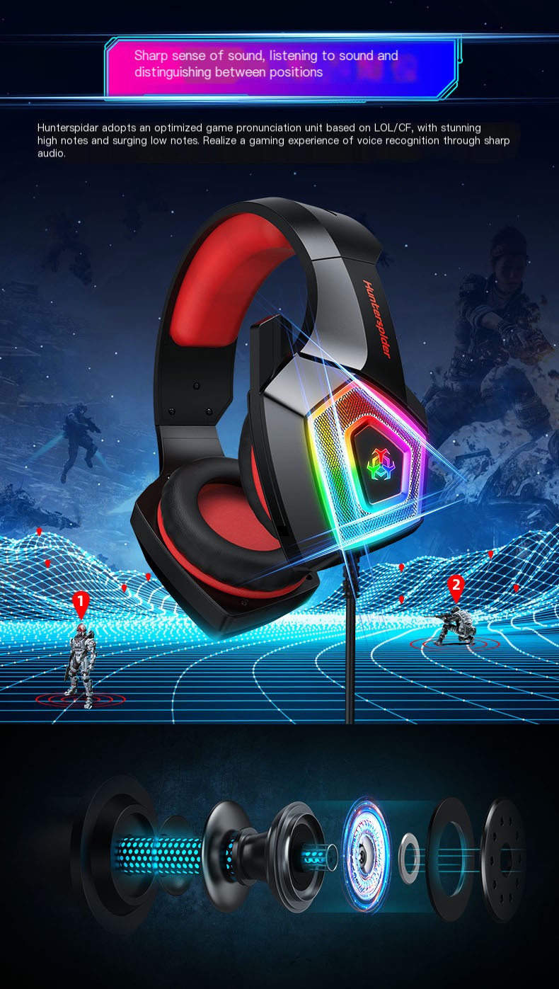 HUNTERSPIDER V1 Headset 8