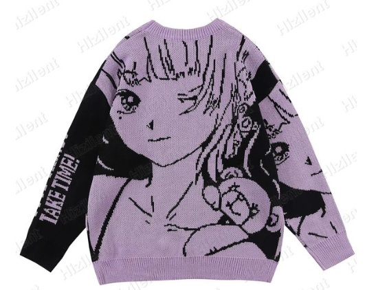 Fashion Anime Girl Sweater 1