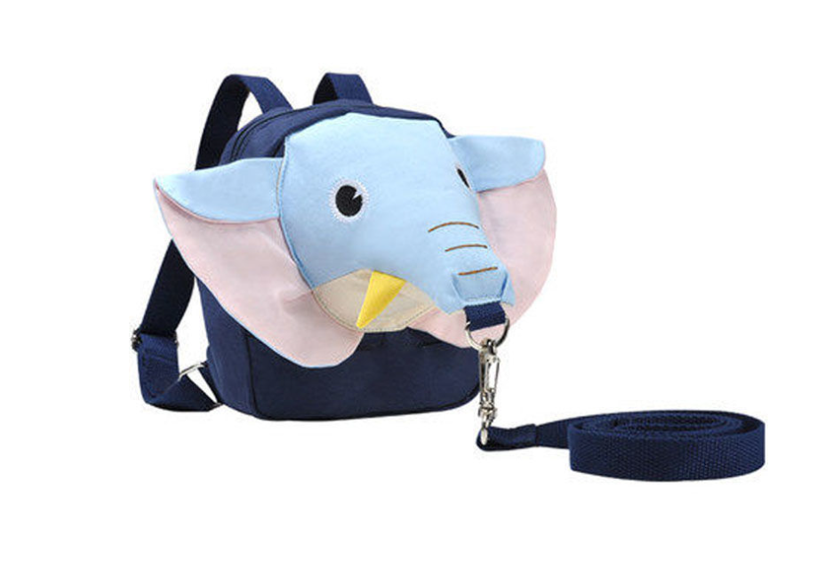 Blue Elephant Backpack Image 4